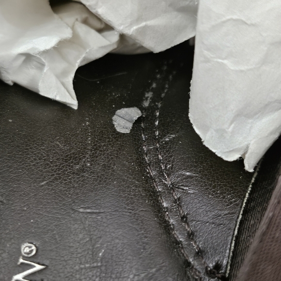 Worthington Chocolate Brown Fabric Upper 2.5in Slip on Heels Size 5 - Picture 10 of 10